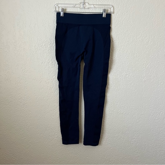 Tory Burch Sport Navy Blue Seamless High Waisted 7/8 leggings - Picture 6 of 7